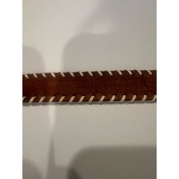 Native Beaded Leather Belt - Picture 6 of 8